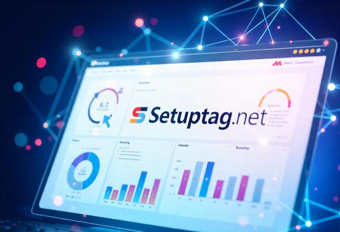freepik__a-vibrant-digital-management-platform-dashboard-fe__64105 Setuptag.net: A Complete Guide to This Digital Management Platform